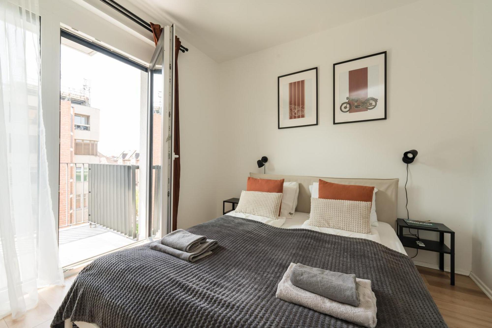Brand New Modern Apartment-2 Rooms-Balcony-Garage Budapeşte Dış mekan fotoğraf