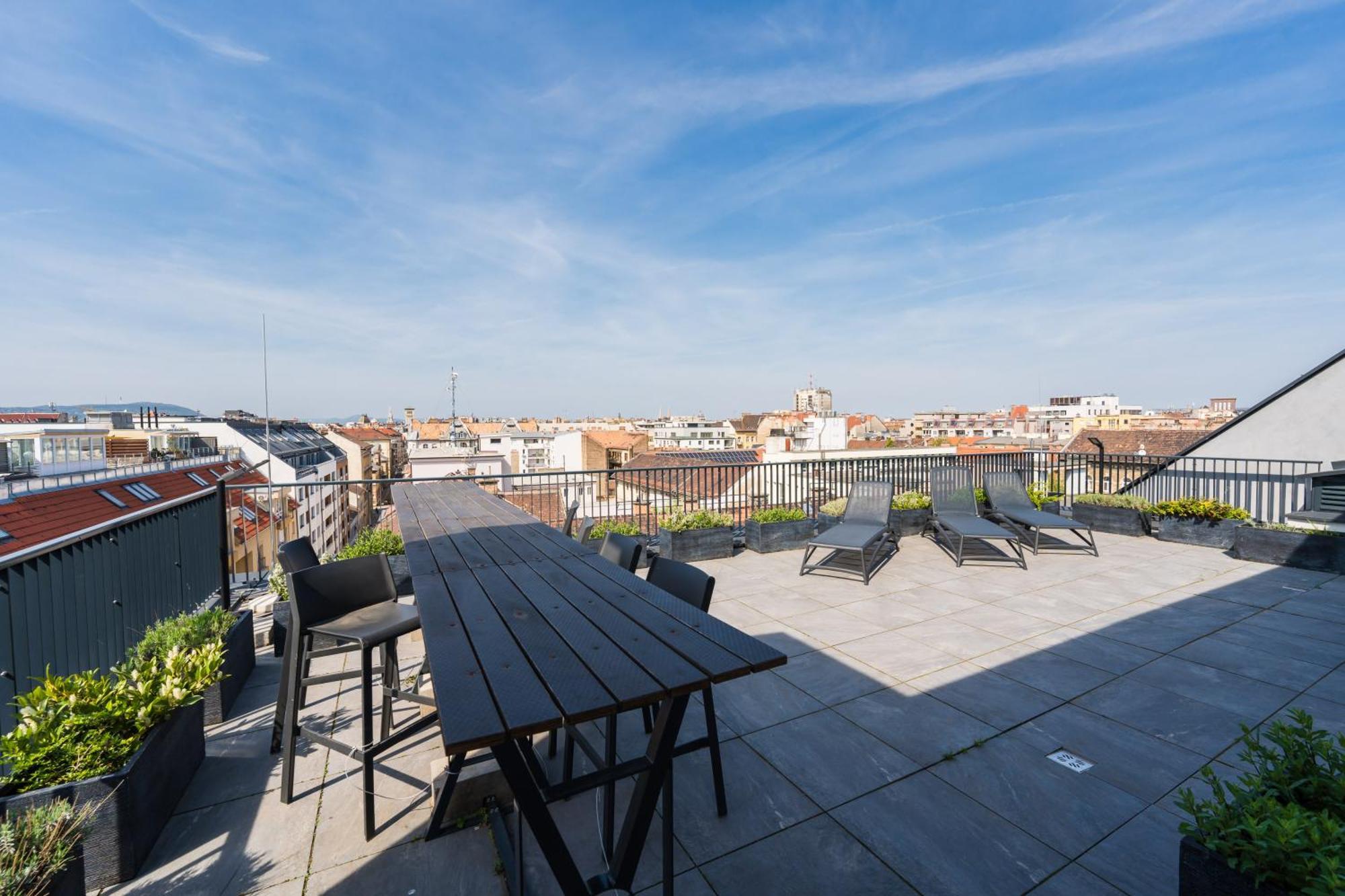 Brand New Modern Apartment-2 Rooms-Balcony-Garage Budapeşte Dış mekan fotoğraf