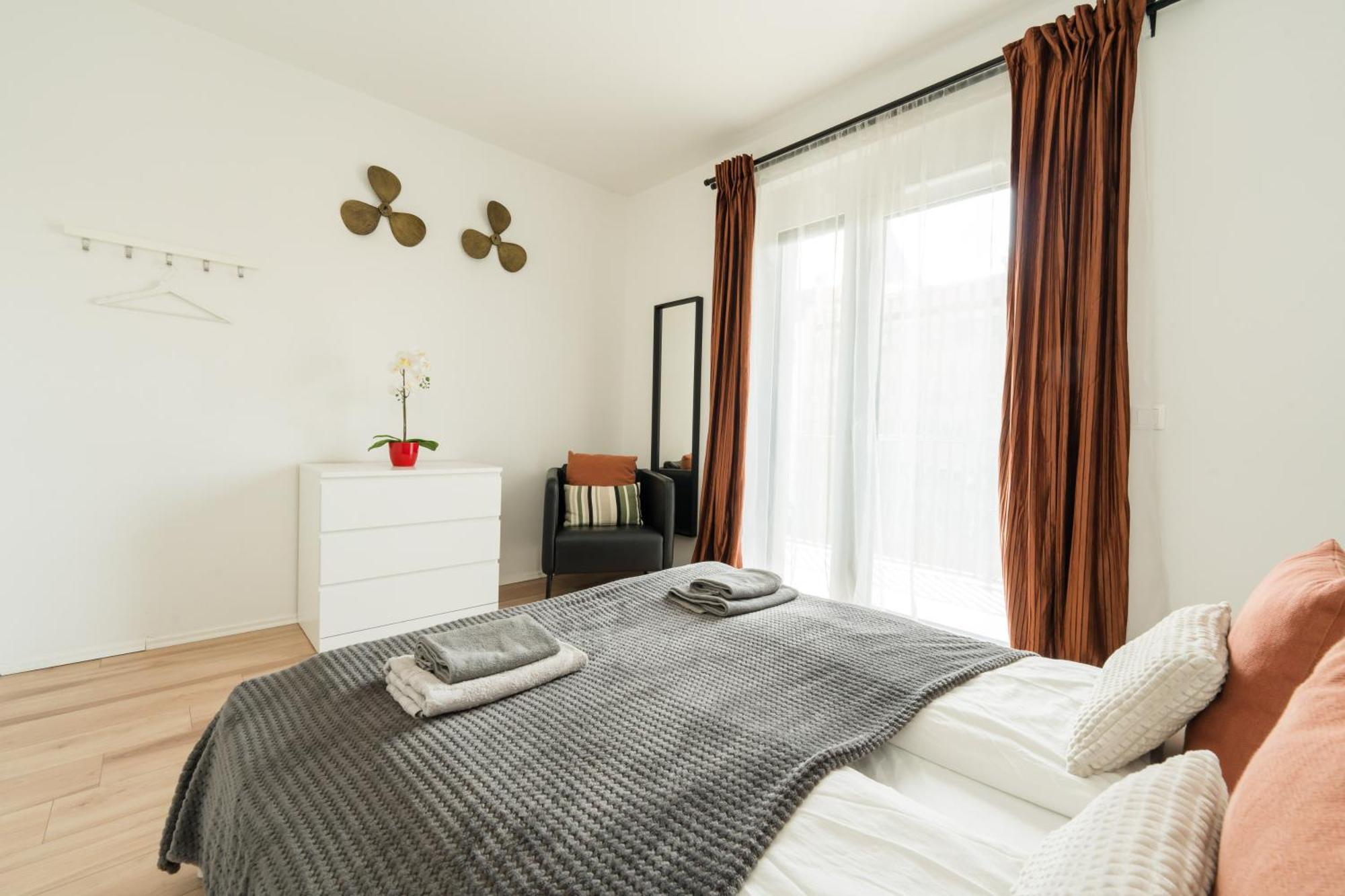 Brand New Modern Apartment-2 Rooms-Balcony-Garage Budapeşte Dış mekan fotoğraf
