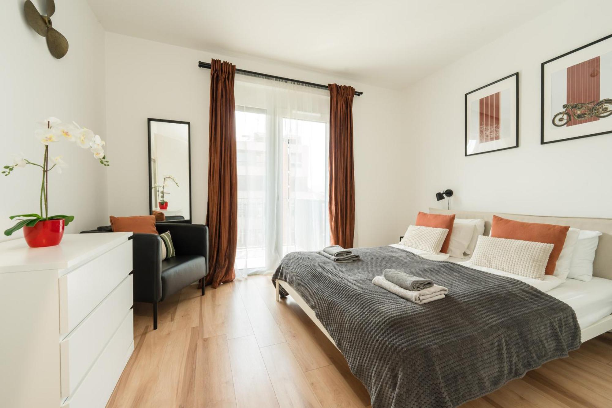 Brand New Modern Apartment-2 Rooms-Balcony-Garage Budapeşte Dış mekan fotoğraf