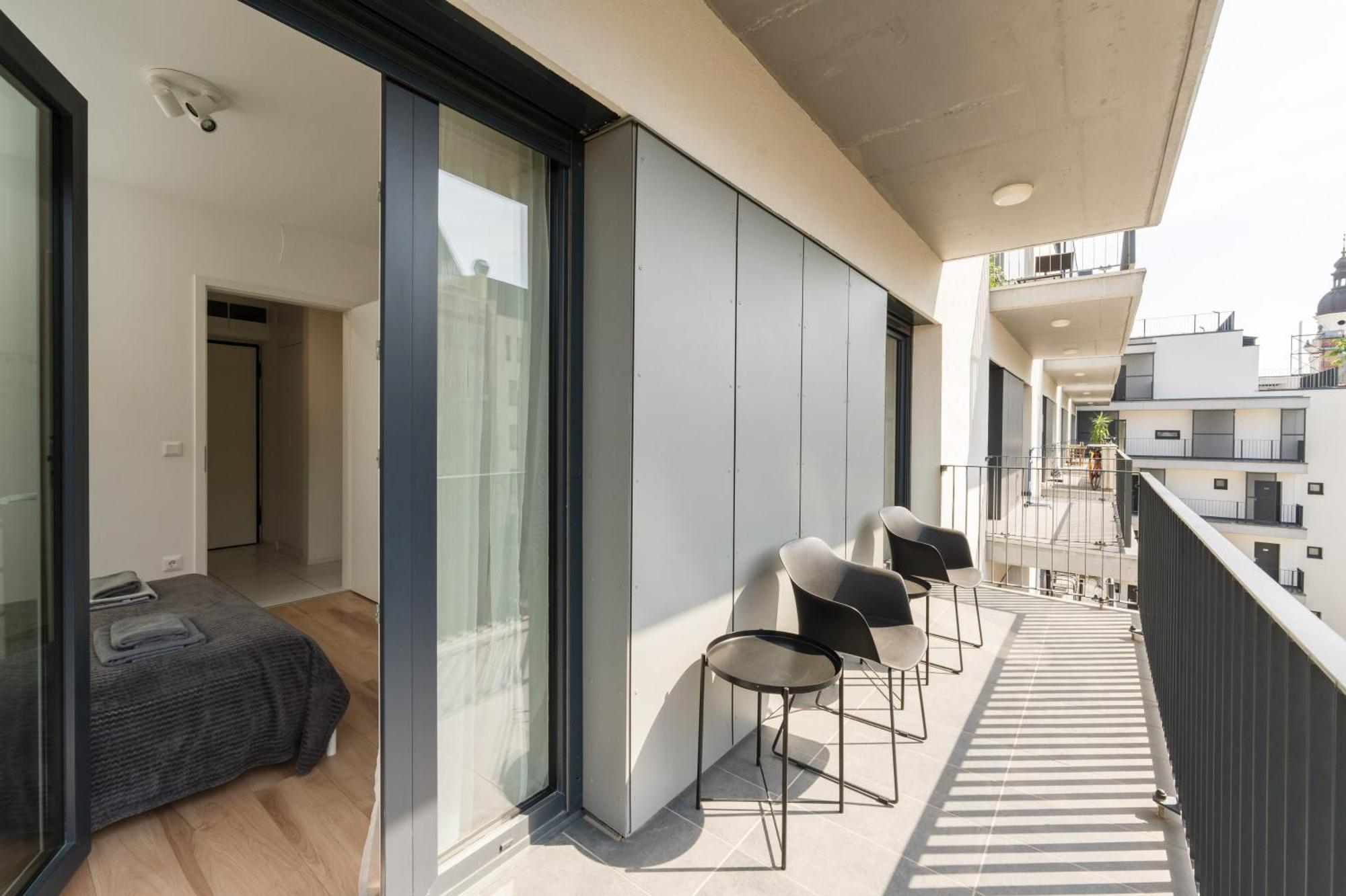 Brand New Modern Apartment-2 Rooms-Balcony-Garage Budapeşte Dış mekan fotoğraf